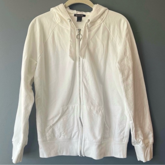 Victoria’s Secret Sexy Little Bride White Zip-Up Sequin Hoodie - Picture 3 of 5